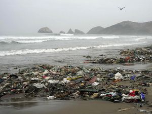Prihatin, Pantai Los Delfines Peru Dipenuhi Sampah