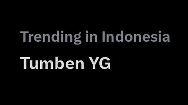 Trending Tumben YG di Twitter