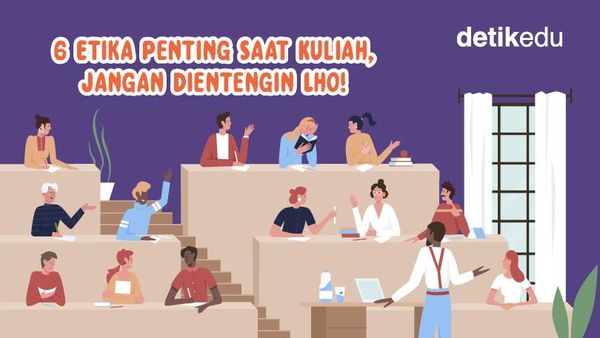 Infografis: 6 Etika Penting Saat Kuliah buat Maba, Jangan Dientengin Lho!