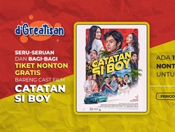 detikcom Bagi-bagi Tiket Catatan Si Boy, Ini Caranya!