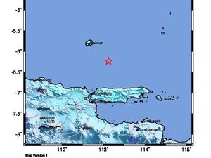 Gempa M 5,5 Guncang Bangkalan, BMKG: Bukti Gempa Dalam Laut Jawa Masih Aktif