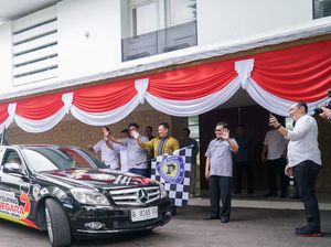 Bamsoet Lepas Peserta Mercedes-Benz Club Indonesia Adventouring 3 Negara