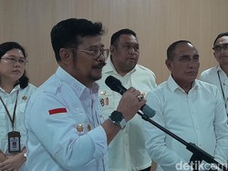 Mentan Minta Sumut Siapkan 100 Ribu Hektar Lahan Pertanian Hadapi El Nino