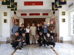 Prabowo Terima Influencer di Kemhan, Ada Bintang Emon hingga Coki Pardede