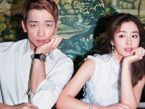 Pasangan suami istri Rain dan Kim Tae Hee/ Foto: soompi.com