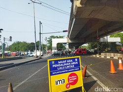 Masih Ada Perbaikan Jl Raya Bogor Cijantung, Lalin Arah Depok Dialihkan