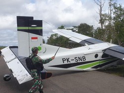 Pesawat Smart Air Tergelincir di Bandara Nduga Papua, Pilot Dilarikan ke RS