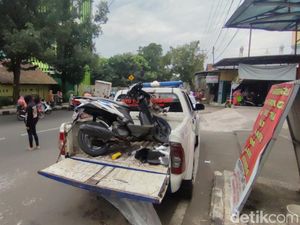 Pemotor di Ciamis Tewas Usai Tabrak Tembok