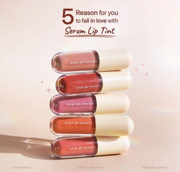 Serum Lip Tint dari Dear Me Beauty/Foto: instagram.com/dearmebeauty Produk lip tint Dear Me Beauty