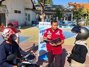 Ikuti Instruksi Kapolri, Ujian Praktik SIM di Polres Gresik Tanpa Angka 8