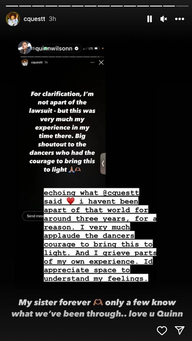 Unggahan Mantan Kru Lizzo/Foto: Instagram.com via Pagesix.com Unggahan Mantan Kru Lizzo/Foto: Instagram.com via Pagesix.com