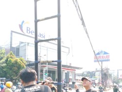 Apjatel: Kabel Menjuntai Dekat Bekasi Junction Sudah Selesai Ditangani