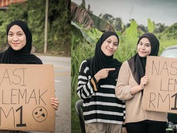 Viral! Penjual Nasi Lemak Cantik Bikin Netizen Salah Fokus