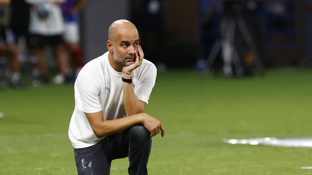 Pep Guardiola mewaspadai Sevilla di Piala Super Eropa (Foto: REUTERS/KIM KYUNG-HOON)