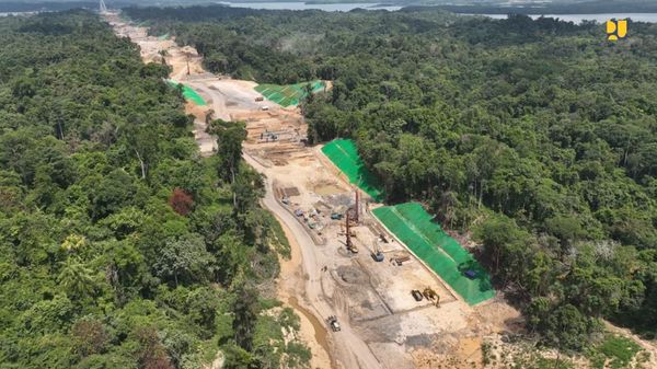 Penampakan Terkini Proyek Tol IKN Nusantara, Nggak Kaleng-kaleng!