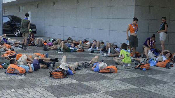 Potret Jambore Pramuka di Korsel yang Dilanda Panas Ekstrem