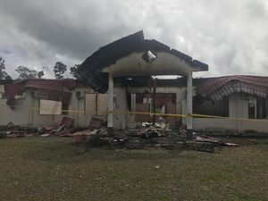 Kantor KPU Yahukimo Papua Pegunungan Ludes Terbakar, Polisi Selidiki