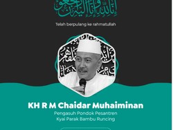 Kabar Duka Pengasuh Ponpes Kiai Parak Bambu Runcing KH Chaidar Wafat