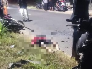Pilu Pria di Gresik Tewas Kecelakaan Saat Antar Undangan Pernikahan