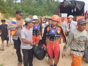 Tenggelam di Danau Toska Bekas Tambang, Reza Ditemukan Tewas Tenggelam di Danau Toska Bekas Tambang, Reza Ditemukan Tewas