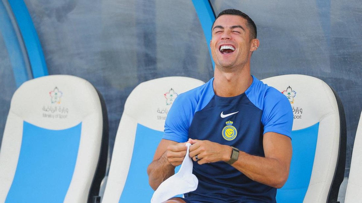 Cristiano Ronaldo bawa Al Nassr ke final Arab Club Champions Cup 2023. (Foto: REUTERS/HANDOUT)