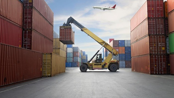 ilustrasi jasa logistik ilustrasi jasa logistik