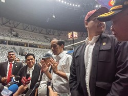 Jokowi Resmikan Stadion Indoor Terbesar di RI, Bisa Tampung 16 Ribu Orang