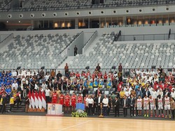 Didampingi Erick Thohir hingga Basuki, Jokowi Resmikan Indonesia Arena