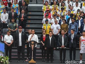 Momen Jokowi Resmikan Indonesia Arena