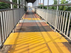 JPO Bolong di Daan Mogot gegara Pelat Besi Dicuri Sudah Diperbaiki