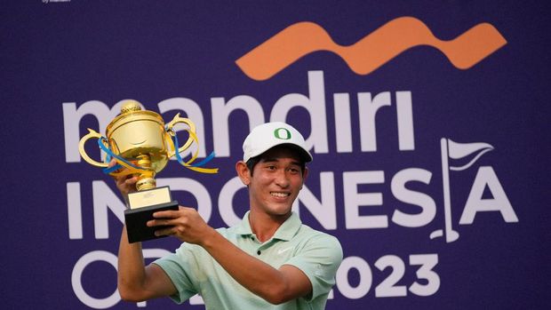 Selesai sudah perhelatan Mandiri Indonesia Open 2023. Keluar sebagai juara adalah pegolf Thailand Nitithorn Thippong.