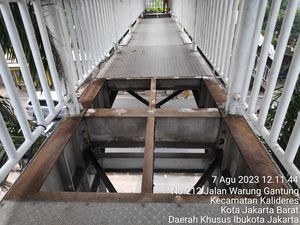 Setelah JPO di Daan Mogot, Kini Pelat Besi JPO Kalideres yang Dicuri Setelah JPO di Daan Mogot, Kini Pelat Besi JPO Kalideres yang Dicuri