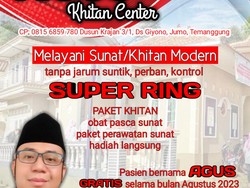 Spesial buat Agus! Ada Sunat Gratis Berhadiah Burung di Klinik Temanggung