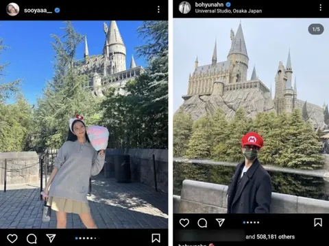 Terungkap bukti dugaan bukti foto Jisoo BLACKPINK dan Ahn Bohyun kencan di luar negeri.