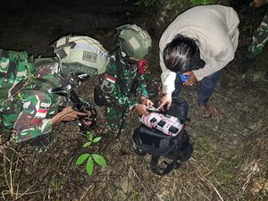 TNI Gagalkan Penyelundupan 10 Kg Sabu Asal Malaysia di Sanggau Kalbar