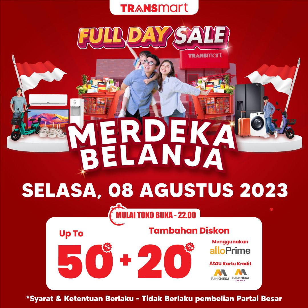 Transmart Full Day Sale 8 Agustus 2023