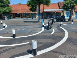 Senangnya Pemohon SIM C Bojonegoro Lulus Ujian Praktik Berkat Lintasan S