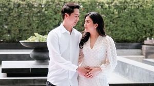 8 Potret Valencia Tanoesoedibjo dan Kevin Sanjaya Gelar Pesta Gender Reveal