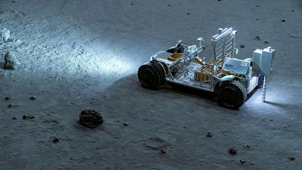 Mobil penjelajah Bulan dalam film Korea The Moon. (CJ ENM Co., Ltd)