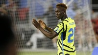 Nama berikutnya adalah striker Arsenal Folarin Balogun, yang musim lalu bikin 22 gol saat dipinjamkan ke Reims. The Gunners disebut-sebut mematok harga 47 juta paun untuknya. Foto: USA TODAY Sports via Reuters Con/Amber Searls
