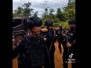 Heboh Oknum Brimob di Luwu Timur Ancam Bakar Mobil Pendemo