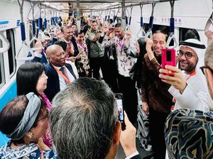 Kesan Para Dubes ASEAN Diajak Jokowi Jajal MRT