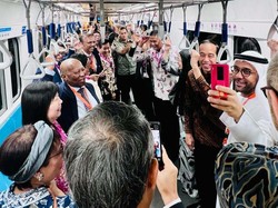 Kesan Para Dubes ASEAN Diajak Jokowi Jajal MRT