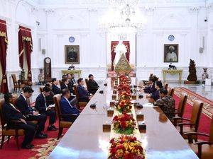 Didampingi Puan, Jokowi Terima Kunjungan Ketua Parlemen Thailand hingga Laos