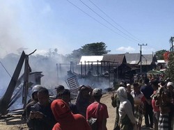 8 Rumah di Wajo Ludes Terbakar, Kerugian Capai Rp 500 Juta