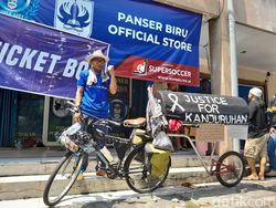 Midun Pengusung Keranda Tragedi Kanjuruhan Tiba di Semarang