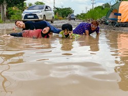 Apa Kabar Jalan Rusak Lampung Tengah bak Kubangan yang Viral Maret Lalu?