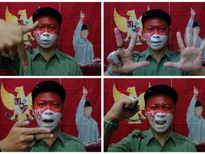 Penyandang Tuna Rungu Ikut Pentas Pantomim Untuk Sambut HUT RI