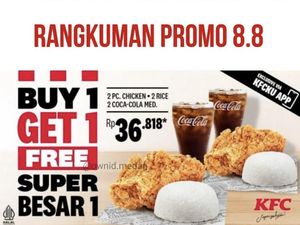 Catat! Ini Promo Kuliner 8.8 di Medan Hari ini, KFC hingga Kopi Kenangan Catat! Ini Promo Kuliner 8.8 di Medan Hari ini, KFC hingga Kopi Kenangan
