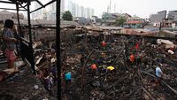 Begini Kondisi Pasar Kambing Tanah Abang Usai Kebakaran